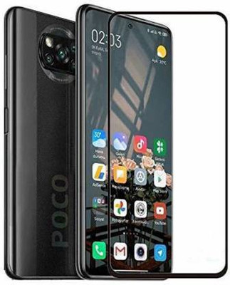 RUNICHA Edge To Edge Tempered Glass for POCO X3, Moto G 5G, Infinix Hot 9, Infinix Hot 9 Pro, Mi 10T(Pack of 1)