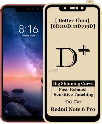 XRENGTH Edge To Edge Tempered Glass for Mi Redmi Note 6 Pro(Pack of 1)