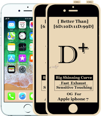 Xester Edge To Edge Tempered Glass for Apple iPhone 7(Pack of 2)