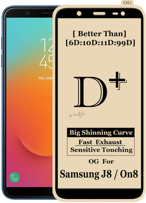 Gorilaorginal Edge To Edge Tempered Glass for Samsung Galaxy J8(Pack of 1)