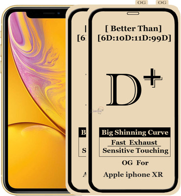 Xester Edge To Edge Tempered Glass for Apple iPhone XR(Pack of 2)