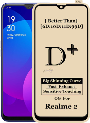 HQ Protection Edge To Edge Tempered Glass for Realme 2(Pack of 1)
