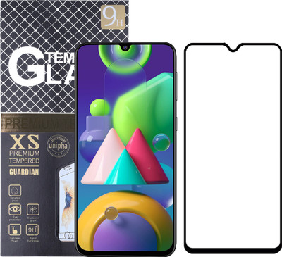ambera Edge To Edge Tempered Glass for Samsung galaxy M21(Pack of 1)
