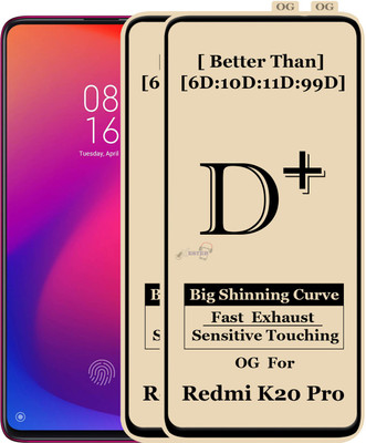 Xester Edge To Edge Tempered Glass for Mi K20 Pro(Pack of 2)