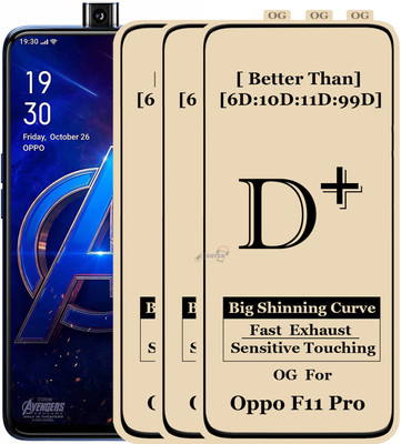 Xester Edge To Edge Tempered Glass for OPPO F11 PRO(Pack of 3)