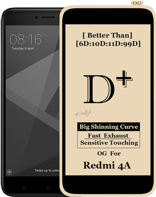 Gorilaorginal Edge To Edge Tempered Glass for Mi Redmi 4A(Pack of 1)