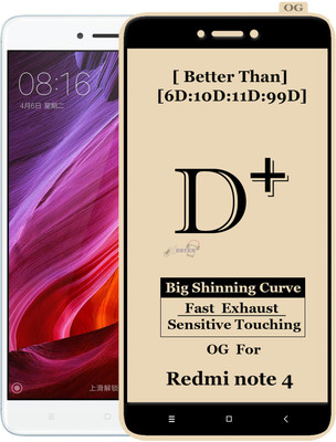 XRENGTH Edge To Edge Tempered Glass for : Mi Redmi Note 4(Pack of 1)