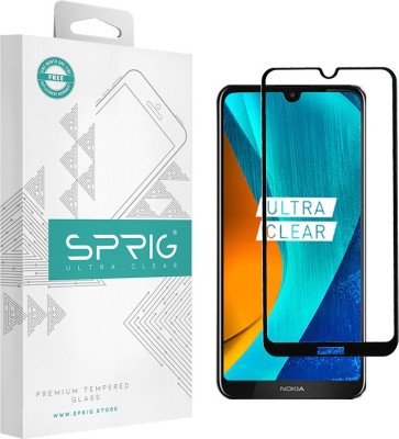 Sprig Edge To Edge Tempered Glass for Nokia 2.3, Nokia 2.3(Pack of 1)