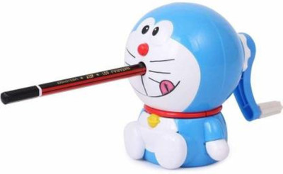 TinyTales High Quality Doraemon Sharpener for Kids Single Pencil Sharpeners Sharpener(Blue)