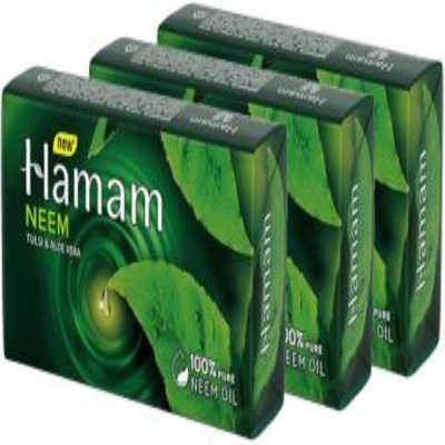 HAMAM NEEM TULSI ALOEVERA BATHING SOAP(3 x 150 g)