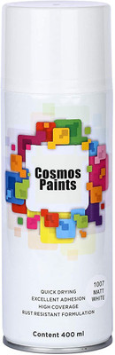Cosmos Paints White Spray Paint 400 ml(Pack of 1)