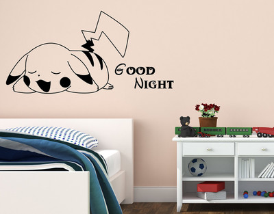Littlebuds 80 cm Goodnight Wallsticker Removable Sticker(Pack of 1)