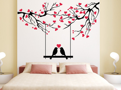 HAPPYSTICKY 140 cm Multicolor Removable Sticker(Pack of 1)