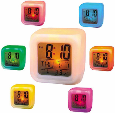 Ancestors Digital Multicolor Clock