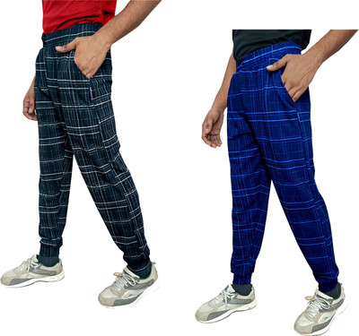 IndiWeaves Checkered Men Multicolor Track Pants