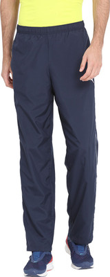 PUMA Men's Woven Pants I Solid Men Blue Track Pants
