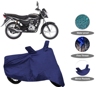 APNEK Waterproof Two Wheeler Cover for Bajaj(Platina 100 DTS-i, Blue)