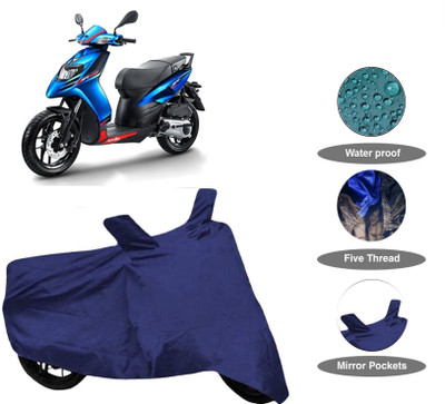 AutoGalaxy Waterproof Two Wheeler Cover for Aprilia(SR 125, Blue)