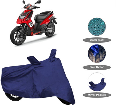 AutoGalaxy Waterproof Two Wheeler Cover for Aprilia(SR 150, Blue)