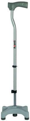 VISSCO L Shape Quadripod Walking Stick|Lightweight with 4 Legs Walking Stick