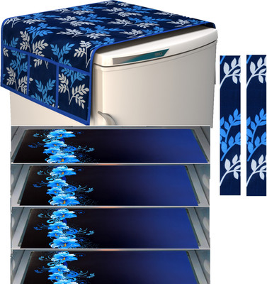FRC Decor Refrigerator  Cover(Width: 30 cm, Multicolor)