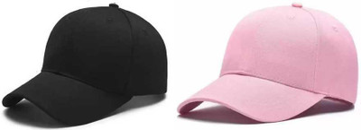 zendro Solid Sports/Regular Cap Cap(Pack of 2)