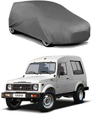 QualityBeast Car Cover For Maruti Suzuki Gypsy (Without Mirror Pockets)(Grey)