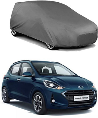 RAIN SPOOF Car Cover For Hyundai Grand i10 Nios (Without Mirror Pockets)(Grey)