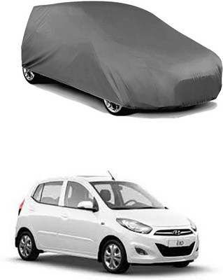 RAIN SPOOF Car Cover For Hyundai i10 (Without Mirror Pockets)(Grey)