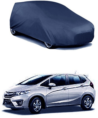 QualityBeast Car Cover For Honda Jazz (Without Mirror Pockets)(Blue)