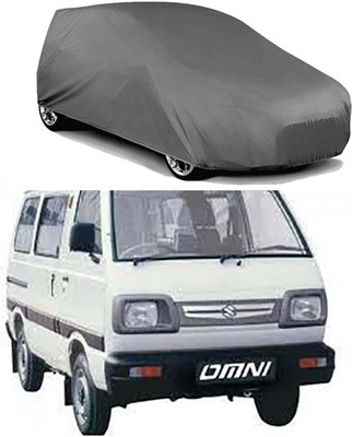 QualityBeast Car Cover For Maruti Suzuki Omni (Without Mirror Pockets)(Grey)