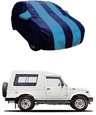 QualityBeast Car Cover For Maruti Suzuki Gypsy King (With Mirror Pockets)(Blue)