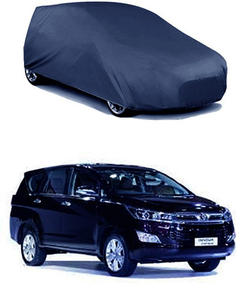 RAIN SPOOF Car Cover For Toyota Innova Crysta (Without Mirror Pockets)(Blue)