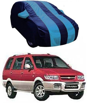 RAIN SPOOF Car Cover For Chevrolet Tavera (Without Mirror Pockets)(Blue)