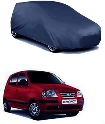 RAIN SPOOF Car Cover For Hyundai Santro Xing (Without Mirror Pockets)(Blue)
