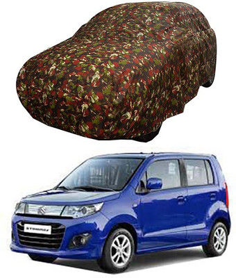 QualityBeast Car Cover For Maruti Suzuki WagonR Stingray (Without Mirror Pockets)(Multicolor)