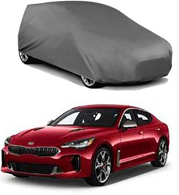 QualityBeast Car Cover For Kia Stinger GT (Without Mirror Pockets)(Grey)