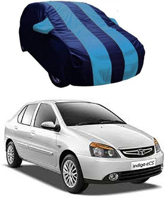 RAIN SPOOF Car Cover For Tata Indigo eCS (With Mirror Pockets)(Blue)