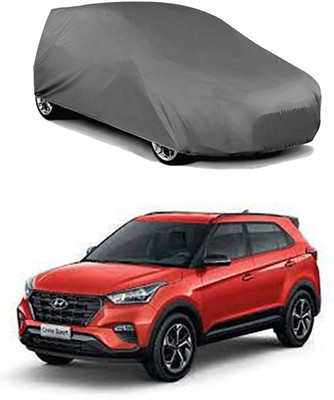 QualityBeast Car Cover For Jeep Compass (Without Mirror Pockets)(Grey)