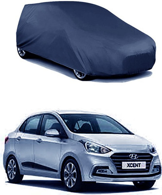 QualityBeast Car Cover For Hyundai Xcent (Without Mirror Pockets)(Blue)