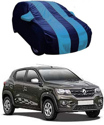 RAIN SPOOF Car Cover For Renault Kwid (With Mirror Pockets)(Blue)