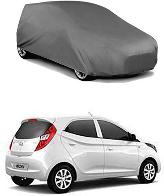 RAIN SPOOF Car Cover For Hyundai Eon (Without Mirror Pockets)(Grey)