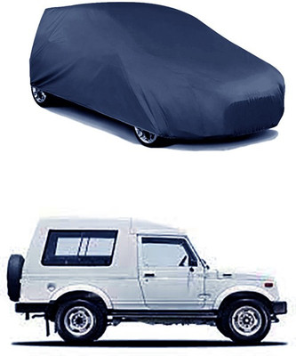 QualityBeast Car Cover For Maruti Suzuki Gypsy King (Without Mirror Pockets)(Blue)