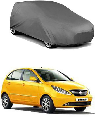 RAIN SPOOF Car Cover For Tata Vista Tech (Without Mirror Pockets)(Grey)