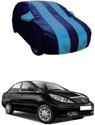 QualityBeast Car Cover For Tata Manza (With Mirror Pockets)(Blue)