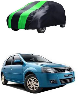 QualityBeast Car Cover For Mahindra Verito Vibe (Without Mirror Pockets)(Green, Black)