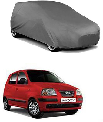 RAIN SPOOF Car Cover For Hyundai Santro Xing (Without Mirror Pockets)(Grey)
