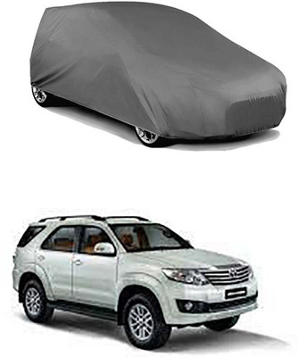 RAIN SPOOF Car Cover For Toyota Fortuner Old (Without Mirror Pockets)(Grey)