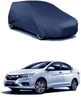 RAIN SPOOF Car Cover For Honda City ZX (Without Mirror Pockets)(Blue)