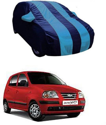 RAIN SPOOF Car Cover For Hyundai Santro Xing (Without Mirror Pockets)(Blue)
